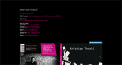 Desktop Screenshot of kristianterzic.com